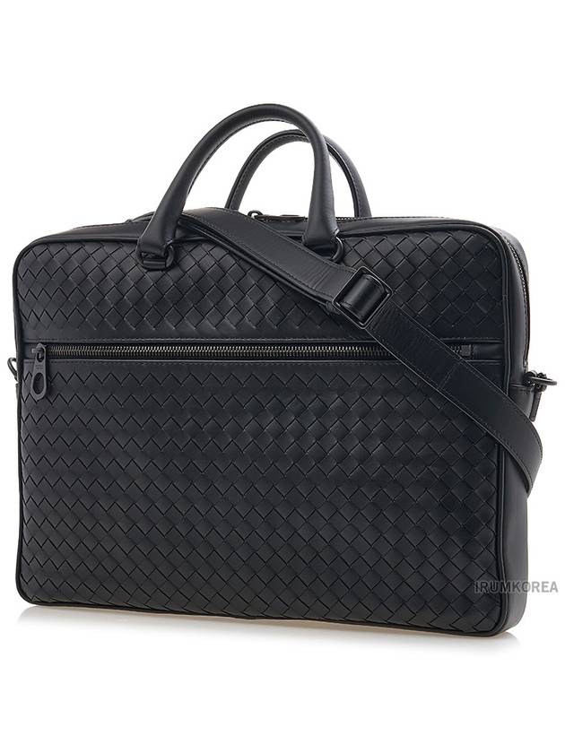 Intrecciato Briefcase Black - BOTTEGA VENETA - BALAAN 3