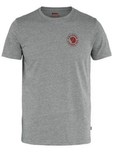 Men's 1960 Logo T Shirt Grey - FJALL RAVEN - BALAAN 1