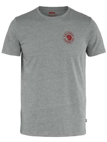 Men's 1960 Logo T Shirt Grey - FJALL RAVEN - BALAAN 1