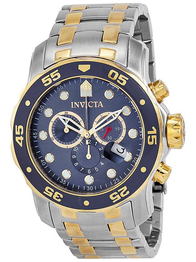 Invicta Pro Diver Chronograph Blue Dial Men's Watch 0077 - INVICTA - BALAAN 1