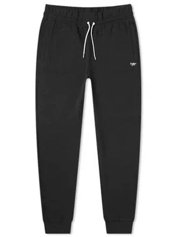 AM01300KM0001 BK Tri Fox Patch Training Jogger Pants Black Men s TJ 271854 - MAISON KITSUNE - BALAAN 1