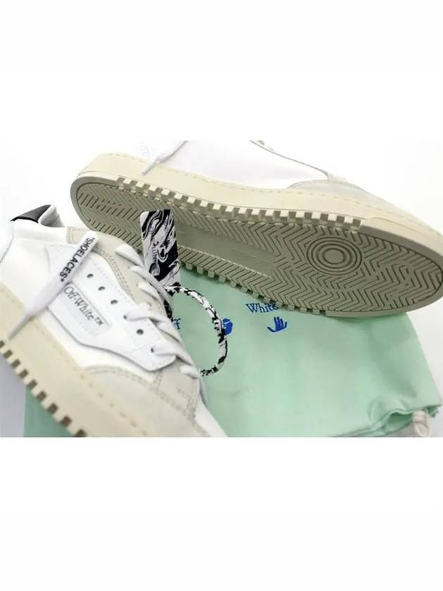 50 Leather Multi Low Top Sneakers - OFF WHITE - BALAAN 10
