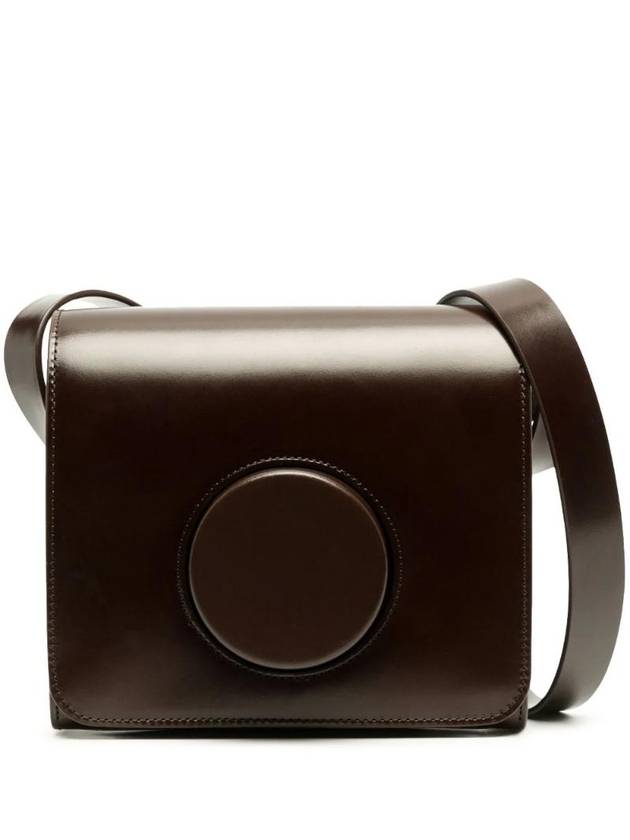 Women's Vegetable Tanned Leather Camera Cross Bag Roasted Pecan - LEMAIRE - BALAAN 1