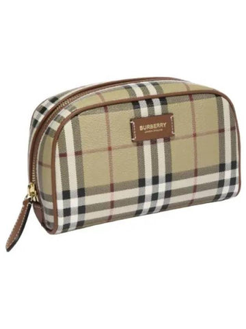 Small Check Travel Pouch Women s Bag - BURBERRY - BALAAN 1