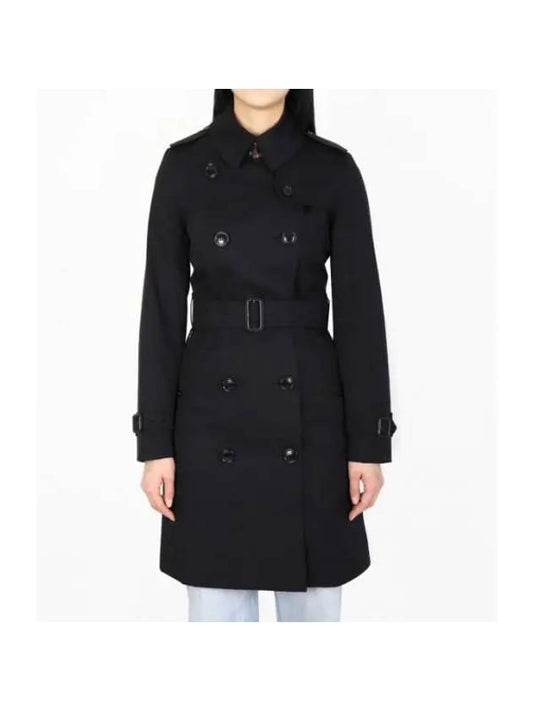 Chelsea Cotton Trench Coat Black - BURBERRY - BALAAN 1