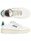 Medalist Green Tab Leather Low Top Sneakers White - AUTRY - BALAAN 2