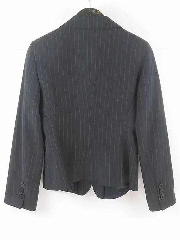 Armani striped pattern wool women s jacket - GIORGIO ARMANI - BALAAN 3