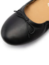 Leather Bubble Ballerina Black - TOD'S - BALAAN.