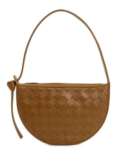 Intrecciato Sunrise Small Shoulder Bag Brown - BOTTEGA VENETA - BALAAN 2