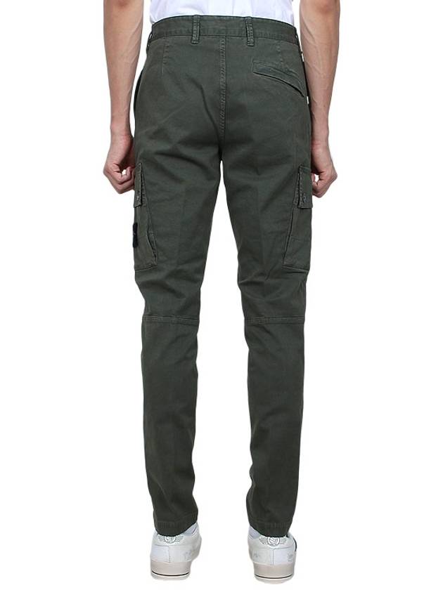 Compass Badge Cargo Straight Pants Green - STONE ISLAND - BALAAN 5