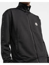 Studded Track Jacket Black - MONCLER - BALAAN 3