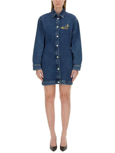 Moschino Jeans Denim Dress - MOSCHINO - BALAAN 1