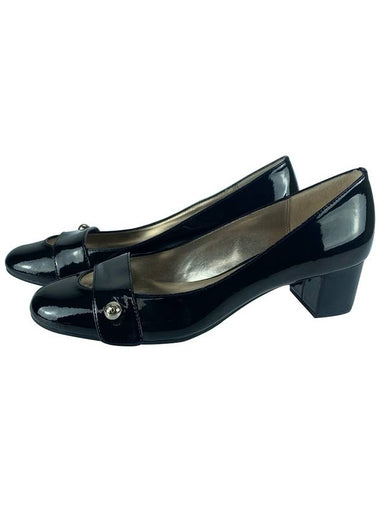 20806001 Black leather pumps high heels scratch damage - AIGNER - BALAAN 1