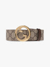 Blondie Belt Brown Beige Ebony - GUCCI - BALAAN 2