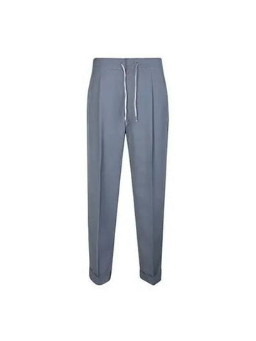 Drawstring Pants Light Blue S50KA0623 S53763 - MAISON MARGIELA - BALAAN 1