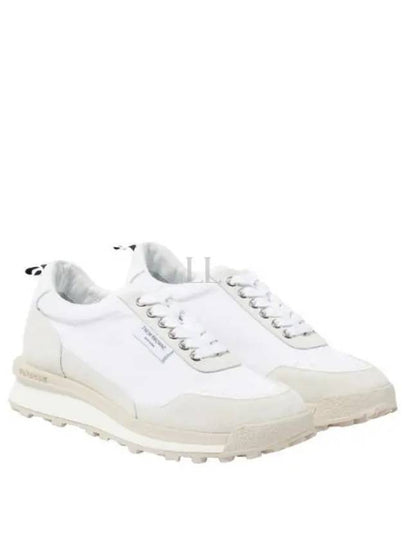 Alumni Eco Nylon Sneaker Tonal White Fun Mix - THOM BROWNE - BALAAN 2