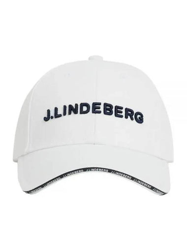 Harry Embroidered 3D Logo Ball Cap White - J.LINDEBERG - BALAAN 1