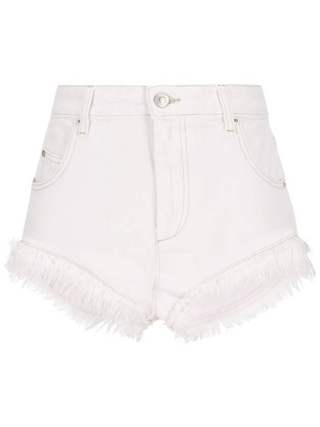 Short Pants SH0033FBB1H04I20WH WHITE - ISABEL MARANT - BALAAN 2