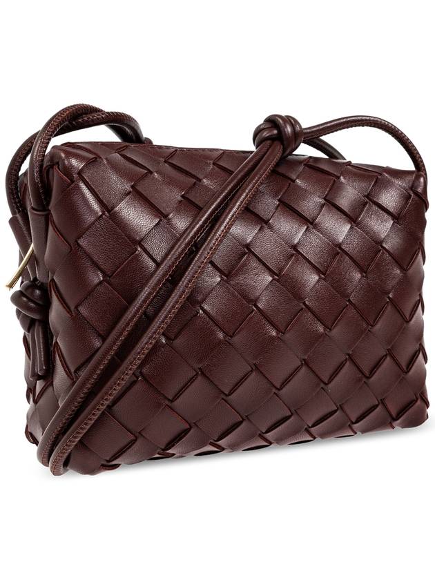 Bottega Veneta 'Loop Mini' Shoulder Bag, Women's, Burgundy - BOTTEGA VENETA - BALAAN 4