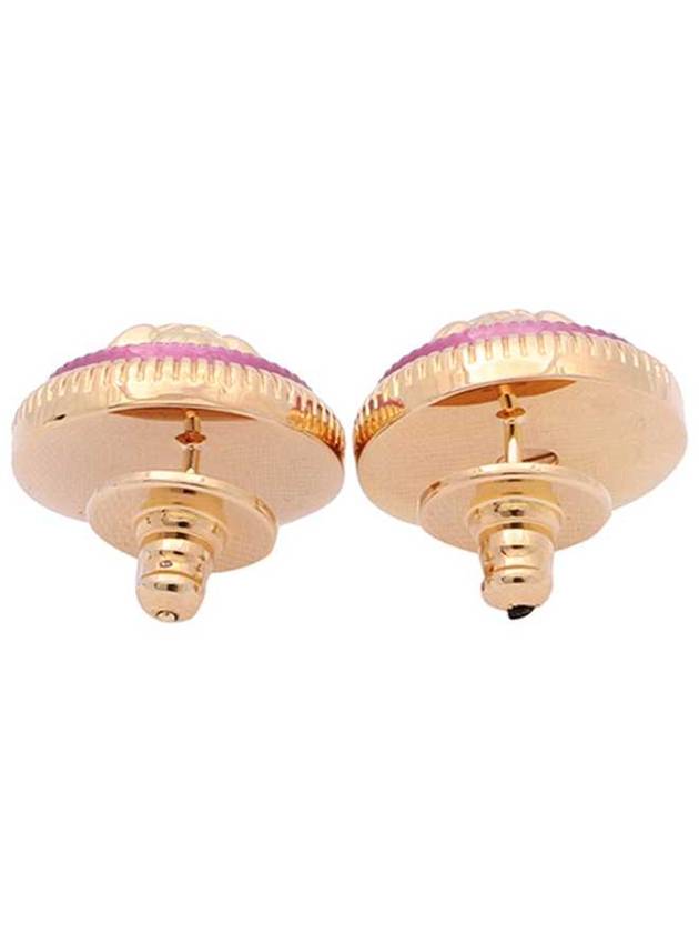 Medusa Biggie Earrings Pink - VERSACE - BALAAN 4