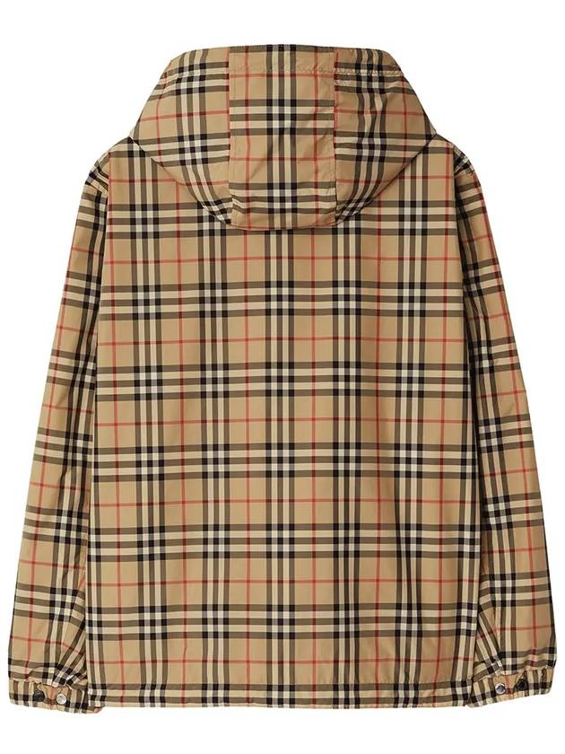 Reversible Vintage Check Hooded Jacket Archive Beige - BURBERRY - BALAAN 3