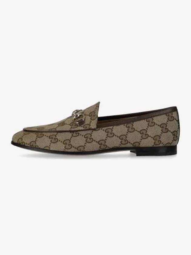 Jordan Ebony Original GG Canvas Loafer Beige - GUCCI - BALAAN 2