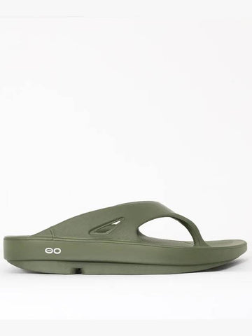 24SS 1000 FOREST GREEN slippers flipflops - OOFOS - BALAAN 1