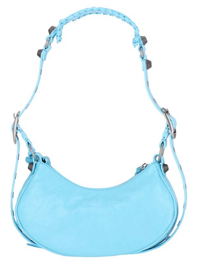 Le Cagole XS Lambskin Shoulder Bag Light Blue - BALENCIAGA - BALAAN 4