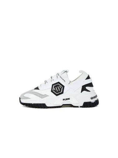 Men's Predator Trainer Sneakers White 271291 - PHILIPP PLEIN - BALAAN 1