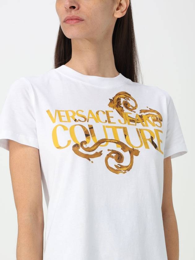 T-shirt con logo Versace Jeans Couture - VERSACE - BALAAN 3