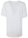 Zwell Logo Print Short Sleeve T-Shirt White - ISABEL MARANT - BALAAN 3