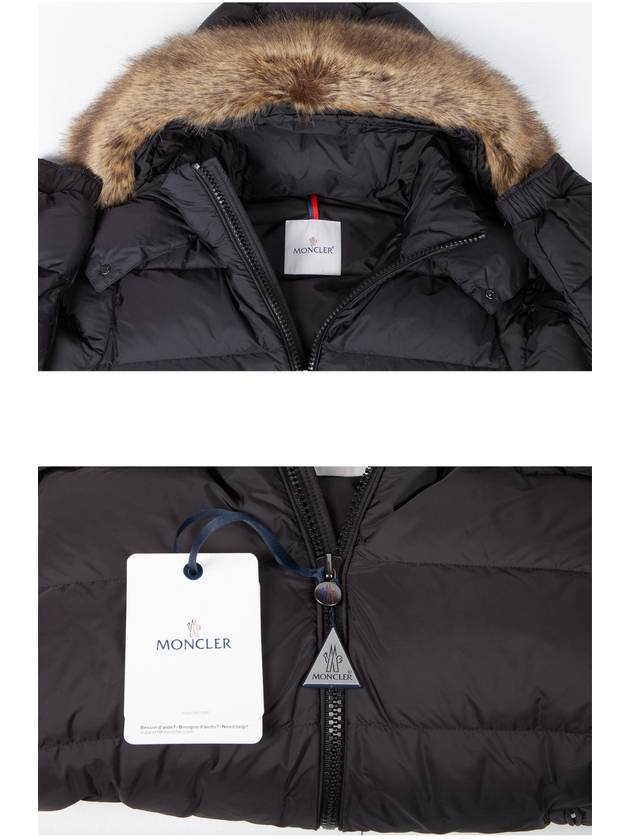 Mayaf Short Down Padded Black - MONCLER - BALAAN 9