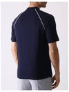 crew neck cotton short sleeve t-shirt navy - BRUNELLO CUCINELLI - BALAAN.