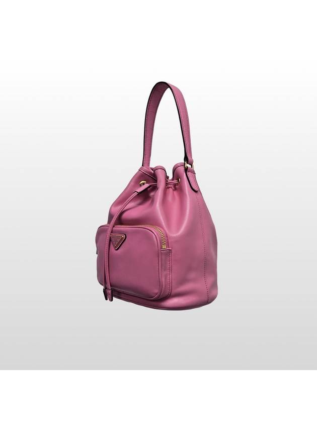 Prada Duet Leather Bucket Bag 1BH038 - PRADA - BALAAN 2