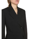 Women's Wool Tailored Blazer Jacket Black - BURBERRY - BALAAN 6