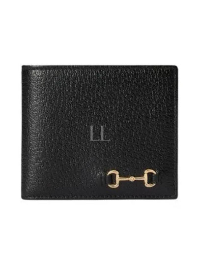 Horsebit Half Wallet Black - GUCCI - BALAAN 2