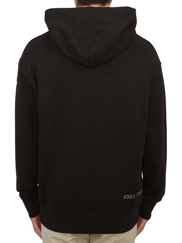 Logo Print Hoodie Black - MONCLER - BALAAN 4