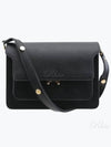 Saffiano Trunk Medium Shoulder Bag Black - MARNI - BALAAN 2