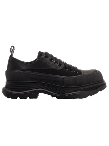 Tread Slick Low Top Sneakers Black - ALEXANDER MCQUEEN - BALAAN 1