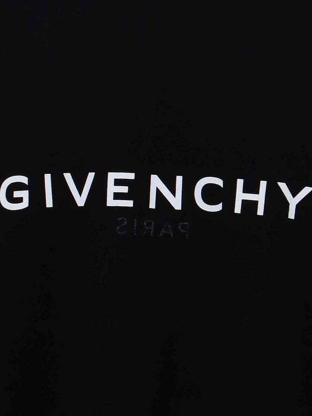 Reverse Logo Short Sleeve T-Shirt Black - GIVENCHY - BALAAN 5