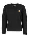 Speedy Fox Patch Comfort Sweatshirt Black - MAISON KITSUNE - BALAAN 2