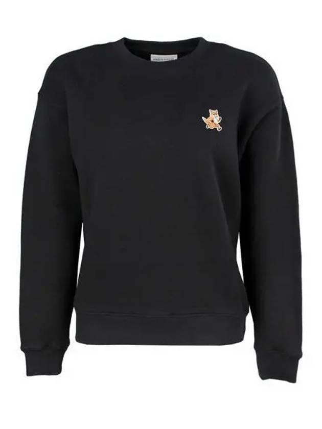 Speedy Fox Patch Comfort Sweatshirt Black - MAISON KITSUNE - BALAAN 2