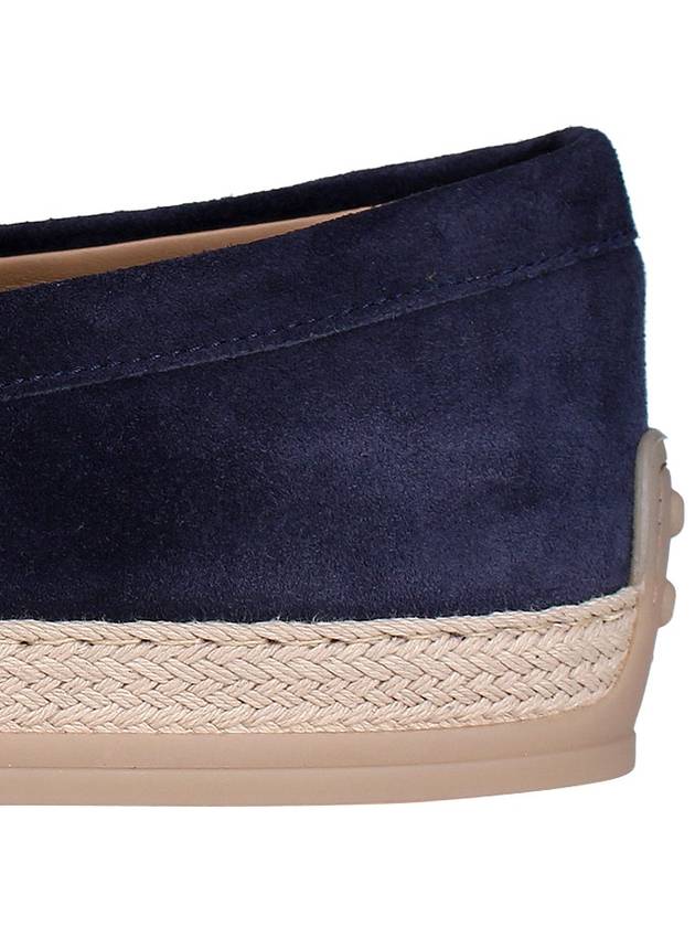 Flat Suede Loafers Blue - TOD'S - BALAAN 7