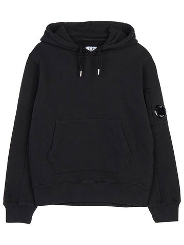 Lens Detail Cotton Hooded Top Black - CP COMPANY - BALAAN 1