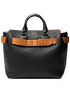 Belt Medium Tote Bag Black - BURBERRY - BALAAN 2