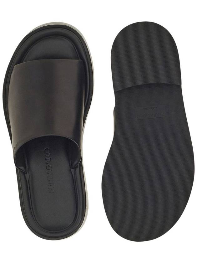 Salvatore single band slider slippers - SALVATORE FERRAGAMO - BALAAN 4