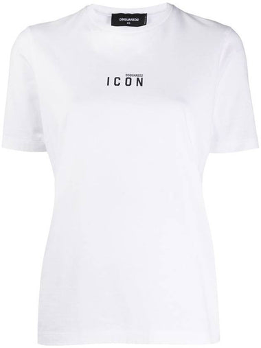 Women's Mini Icon Short Sleeve T-Shirt White - DSQUARED2 - BALAAN 1