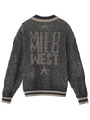 Distressed collar sweater gray - MSKN2ND - BALAAN 4