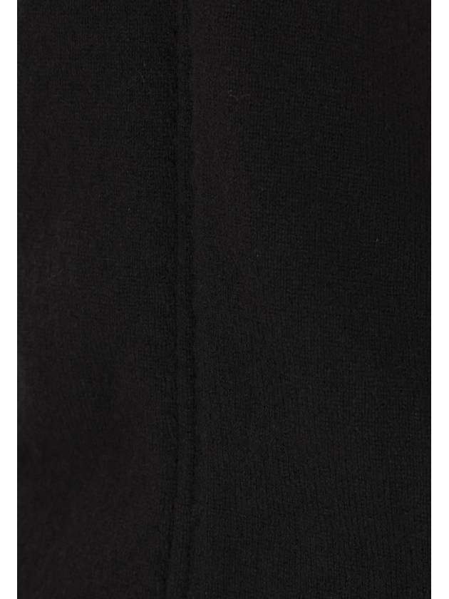 Openwork Cashmere Sweatshirt Black - SAINT LAURENT - BALAAN 4