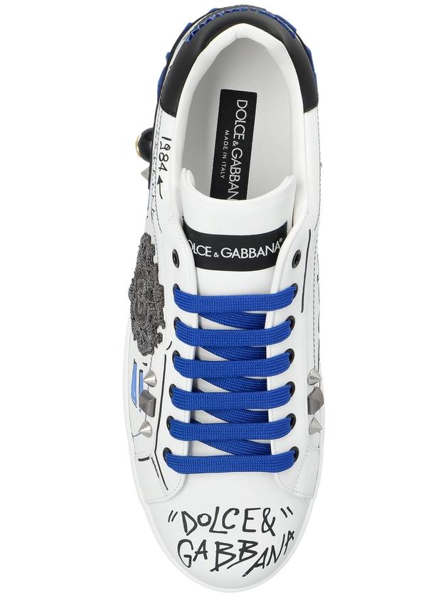 Dolce & Gabbana Sneakers Portofino, Men's, White - DOLCE&GABBANA - BALAAN 7